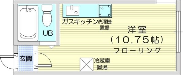 中島公園駅 徒歩10分 4階の物件間取画像